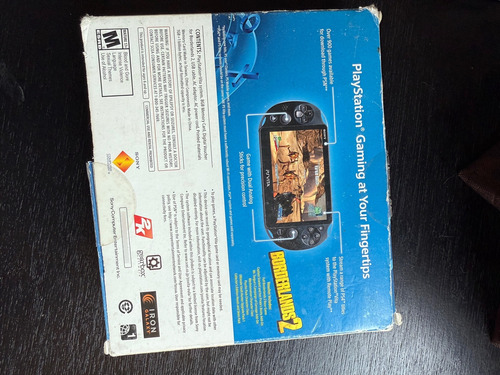 Consola Psvita Slim Ps Vita Borderlands Bundle Set Raro Negro (Usado)