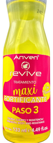Maxi Ampolleta Fortificante Con Placenta Anven 133ml