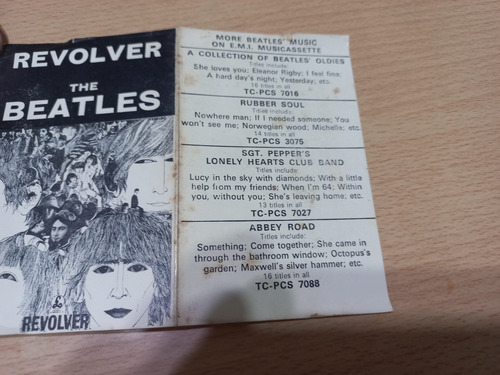 Cassette Los Beatles Revolver 1966 England (Usado)