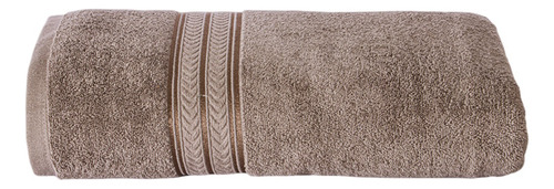 Toalla Medio Baño Encanto Poliéster Concord Color Gris Oscuro