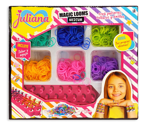 Set Para Armar Pulsera Juliana Magic Looms Medium - Playking