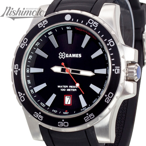 Relógio X-games Masculino Xmsp1015 P1px Preto Aço