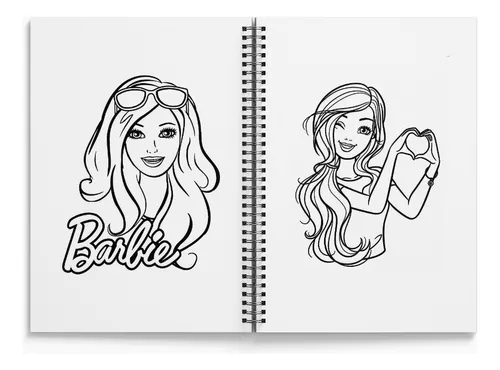 Desenhos para colorir da Barbie que podem ser impressos