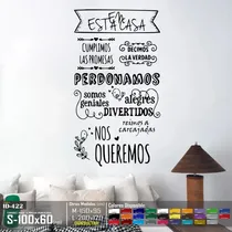 Comprar Vinilos Decorativos Frase En Esta Casa Tribal Stickers