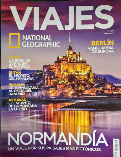 Revista Viajes National Geographic N271 Normandía Turismo