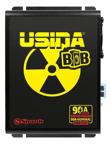 Fonte Automotiva Caixa Usina Bob 90a Bivolt Automática Som Preto