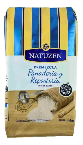 Premezcla Panaderia Y Reposteria Natuzen X 1 Kg Sin Tacc