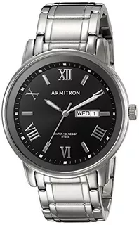 Armitron Reloj De Pulsera De Plata Con Tono De 20 / 4935bksv