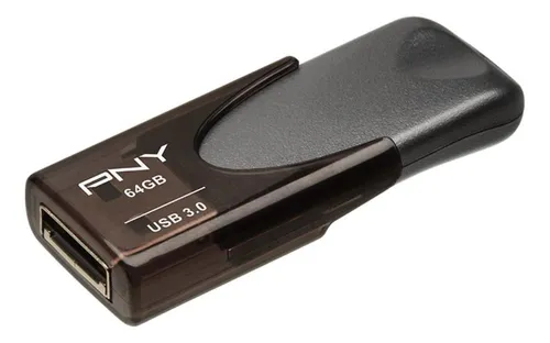 Pendrive PNY Turbo Attaché 4 64GB 3.0 negro
