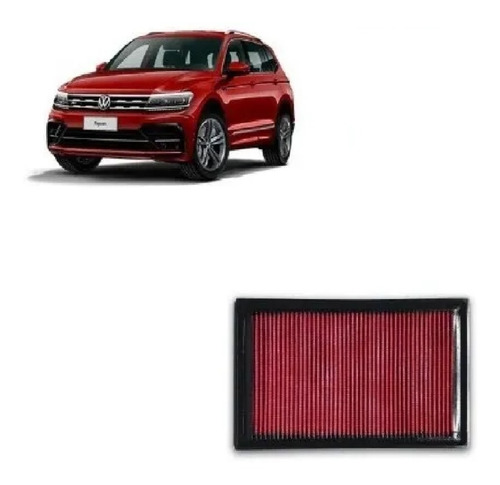 Filtro De Ar Esportivo Inbox Tiguan 2.0 Tsi 2018 Em Diante