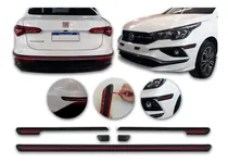 Comprar Fiat Cronos 2023 Gomas Molduras Paragolpes + Vira Roja Kenny