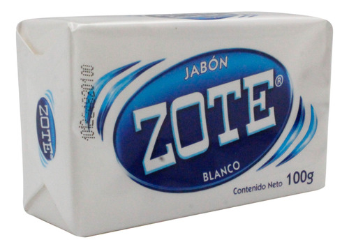 Jabon Zote Blanco 100g - 50pzs