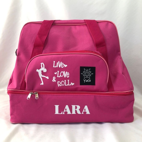 Imagen 4 de 9 de Bolso Patin Artistico Cajon Rigido + Personalizacion | Yuco