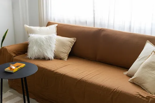 comprar Funda Cubre Sillon 300x230 Gasa Algodon Pie De Cama Color 15-ocre