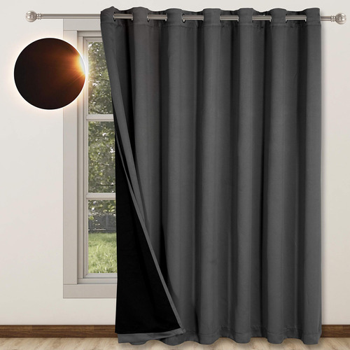 Cortinas Opacas Gris 254x213 Cm.