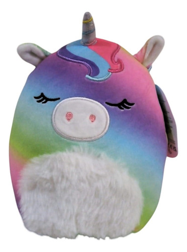 Peluche Squishmallow Unicornio Multicolor 22cm