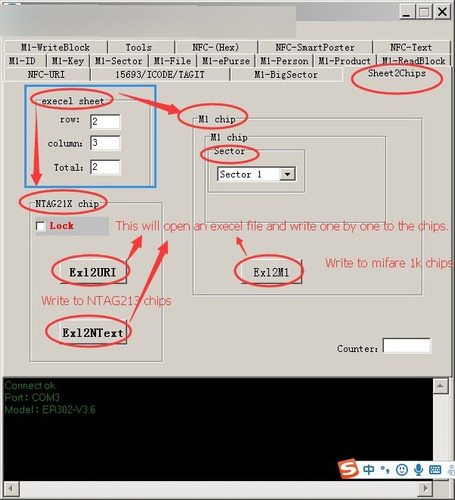 Imagen 9 de 9 de Lector Y Escritor Rfid Iso14443 Usb 13.56mhz + Sdk Er302
