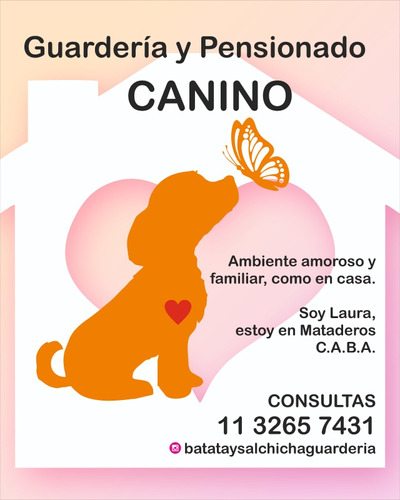 Guarderia Y Pensionado Canino,como En Casa. Mataderos. Caba