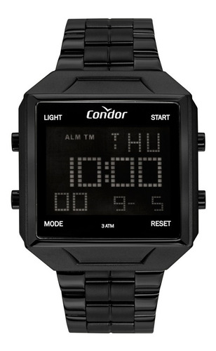Relógio Condor Masculino  Digital Preto Cobj2649ad4p