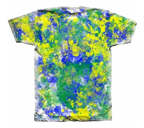 Camiseta Brasil Tie Dye