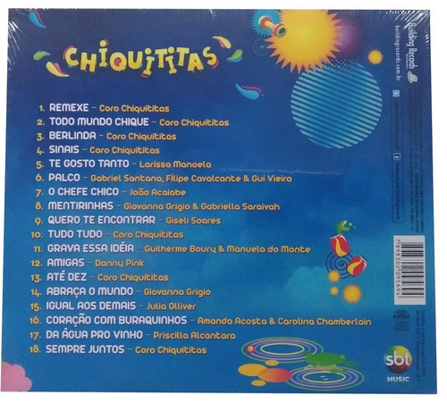 Cd Chiquititas - Volumes 1 + 2 + 3 - Trilha Sonora Original