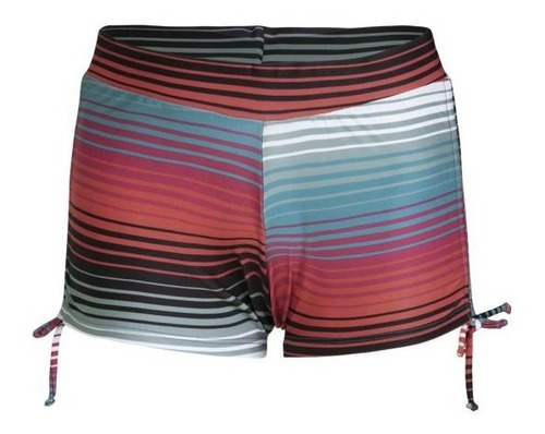 Short Curto Feminino Saída De Praia E Piscina Ajuste Lateral