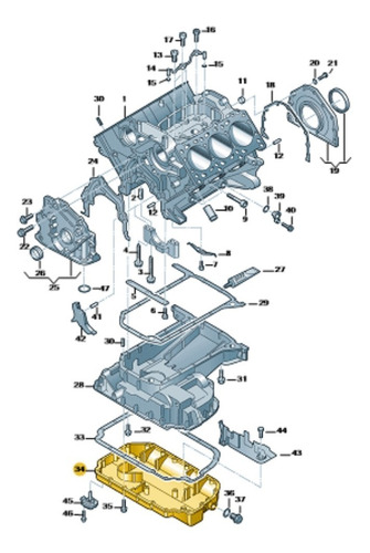 Imagen 7 de 9 de Carter Aceite Audi A4 A6 A8 Vw Passat Bapmic Germany