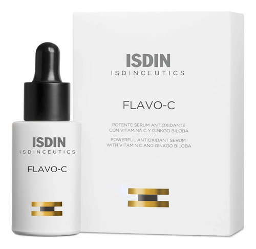 Sérum Facial Antiaging Flavo-C Isdin Isdinceutics día/noche de 15mL
