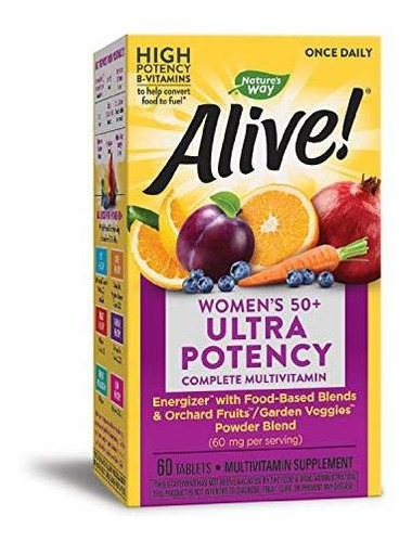 Nature's Way Alive! - Multivitamínico Completo De 50+ Ultra