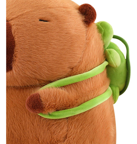Juguete De Peluche De Capibara Con Bolsa De Tortuga, 45cm