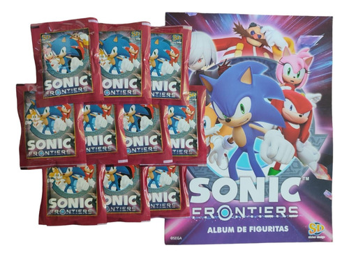 Álbum De Figuritas Sonic Frontiers + 10 Sobres