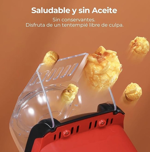 Maquina Para Hacer Popcorn En 2 Min 1100w Imaco - Sin Aceite