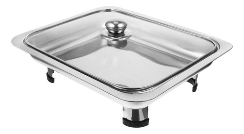 Chafing Dish Con Tapa Buffet Dish Tray Para Fiestas, Derecho