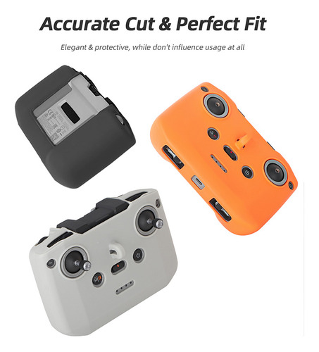 Wrj Funda De Silicona For Dji Neo/mini4pro Rc-n3/2/1