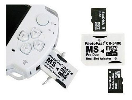 Imagen 2 de 3 de Adaptador Micro Sd Ps Vita Almacenamient Generico Compatible