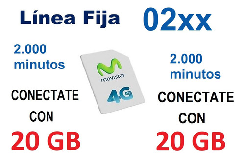 Linea Local 02xx Movistar Corporativo Internet Movil O Fija