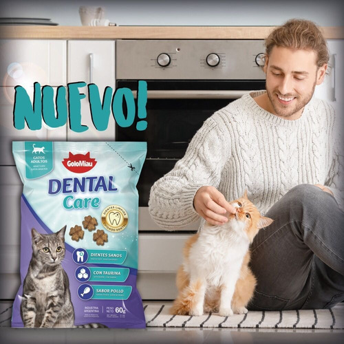 Golomiau Dental Care Para Gatos Por 60 Grs X 5unid