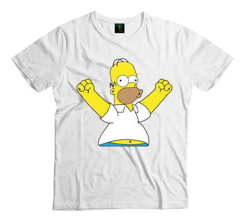 Polera Homero Wohoo Los Simpsons Algodón Hombre Mujer