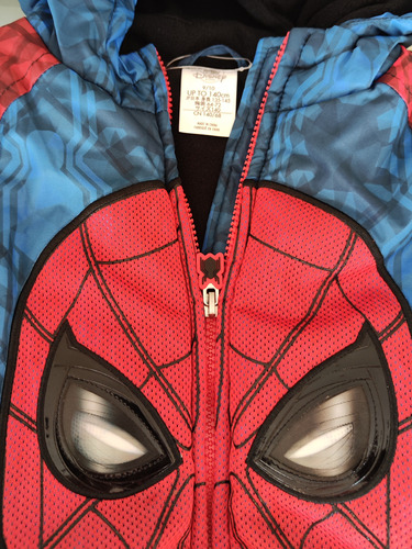 Casaca Disney Spiderman Niños Talla10