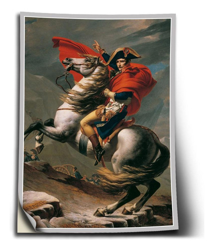 Adesivo Napoleon Crossing The Alps Auto Colante A1 84x60cm