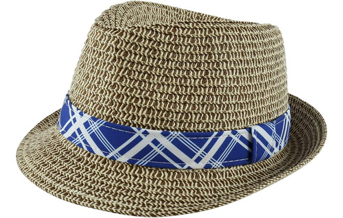 Peak 2 Peak Sombrero Fedora Trilby De Paja Unisex Para Niños