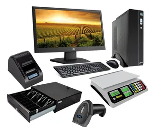 Kit Punto De Venta Nuevo 8gb Ram 500gb Hdd + Bascula Rhino