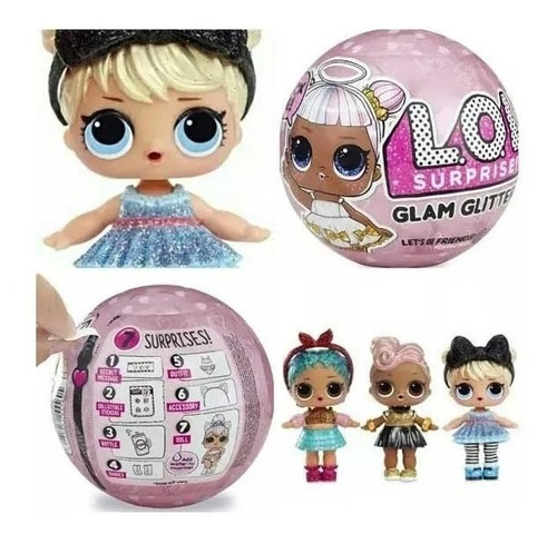 Imagen 3 de 5 de Muñeca Lol Surprise Glam Glitter Original