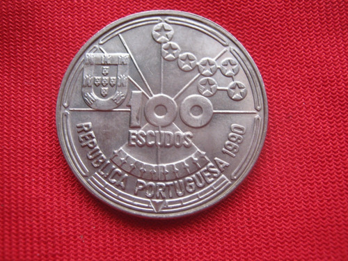 Portugal 100 Escudos 1990 Navegación Astronómica