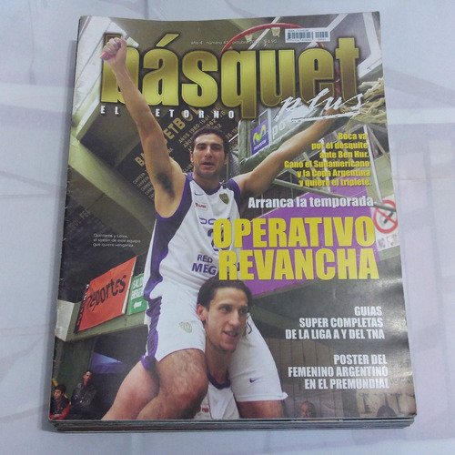 Revista Basket Plus 41 Poster Equipo Torneo Femenino 2005 