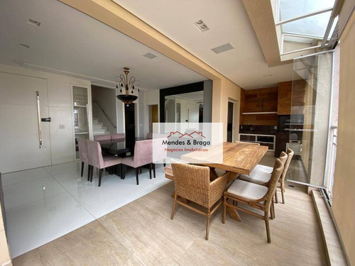 Imagem 3 de 30 de Cobertura Com 3 Dormitórios À Venda, 234 M² Por R$ 2.485.000,00 - Vila Augusta - Guarulhos/sp - Co0019