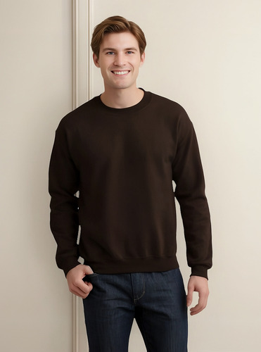 Gildan Sudadera Básica Cuello Redondo Unisex