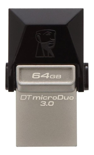 Pendrive Kingston DataTraveler microDuo 3.0 DTDUO3 64GB 3.0 negro