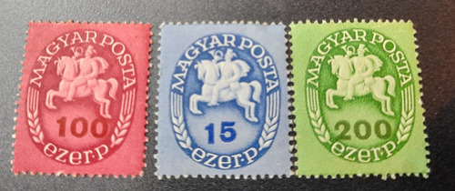 Sello Postal Hungría - Serie Básica 1946