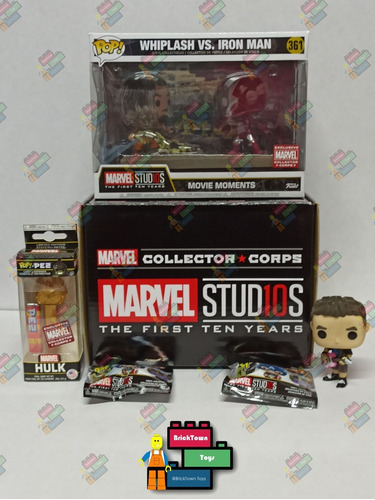 Funko Pop! Marvel Iron Man Vs Whiplash Box Bricktown Toys